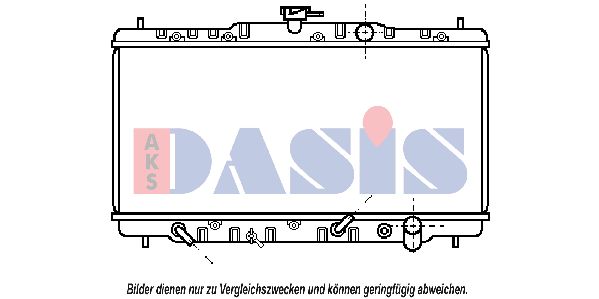 AKS DASIS radiatorius, variklio aušinimas 101260N